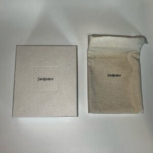 SAINT LAURENT wallet dust bag